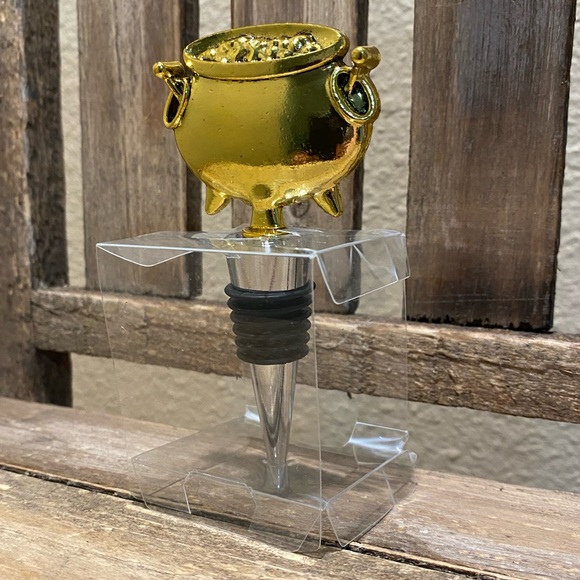 Halloween Witches Cauldron Wine Bottle Stopper, Cauldron Wine Bottle Stopper - Picture 8 of 16